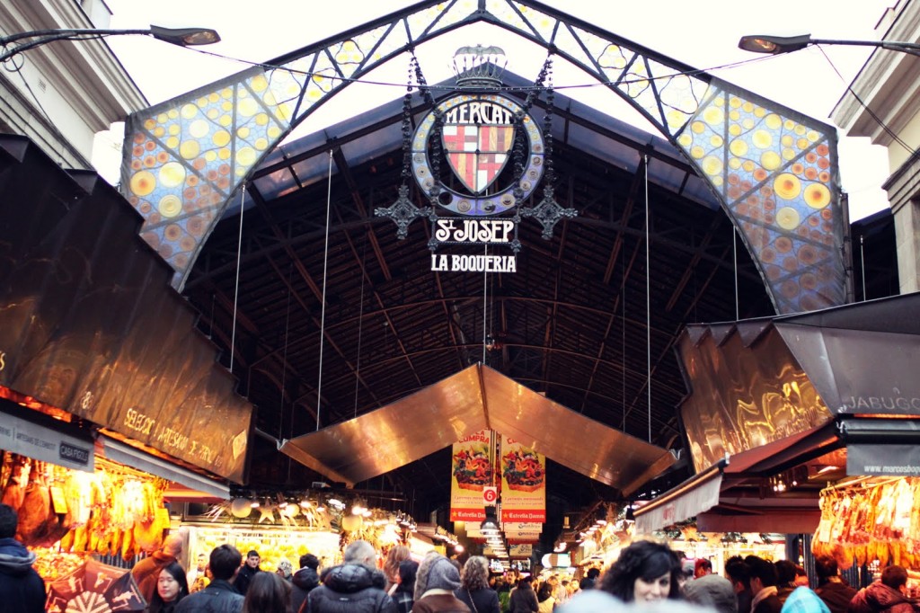 La Boqueria Food Market Barcelona Spain