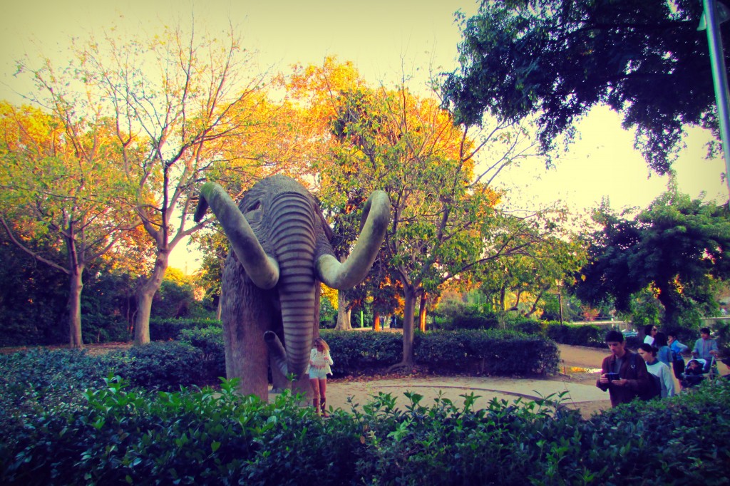 Mammoth at Parc de la Ciutadella in Barcelona