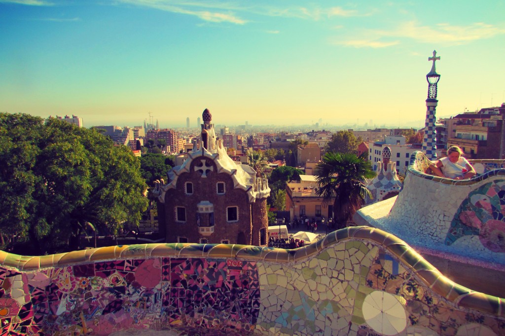 Park Guell View of Barcelona