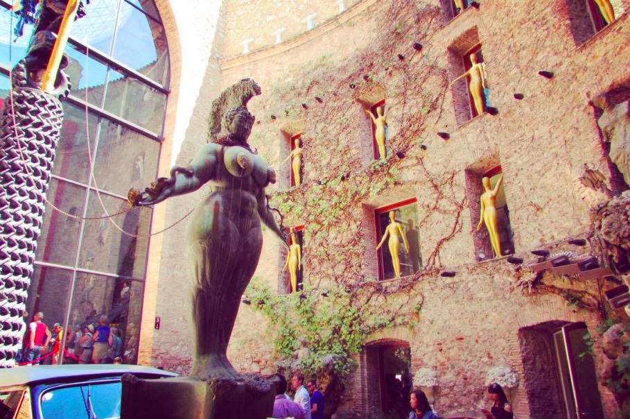 Oscar statues at the Dali Museum in Figueres, Spain