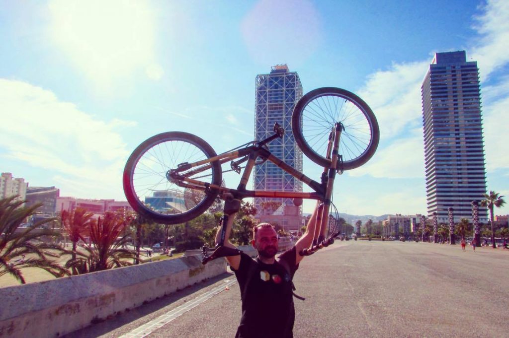 Hardly a challenging ride, but still worth a little celebration!