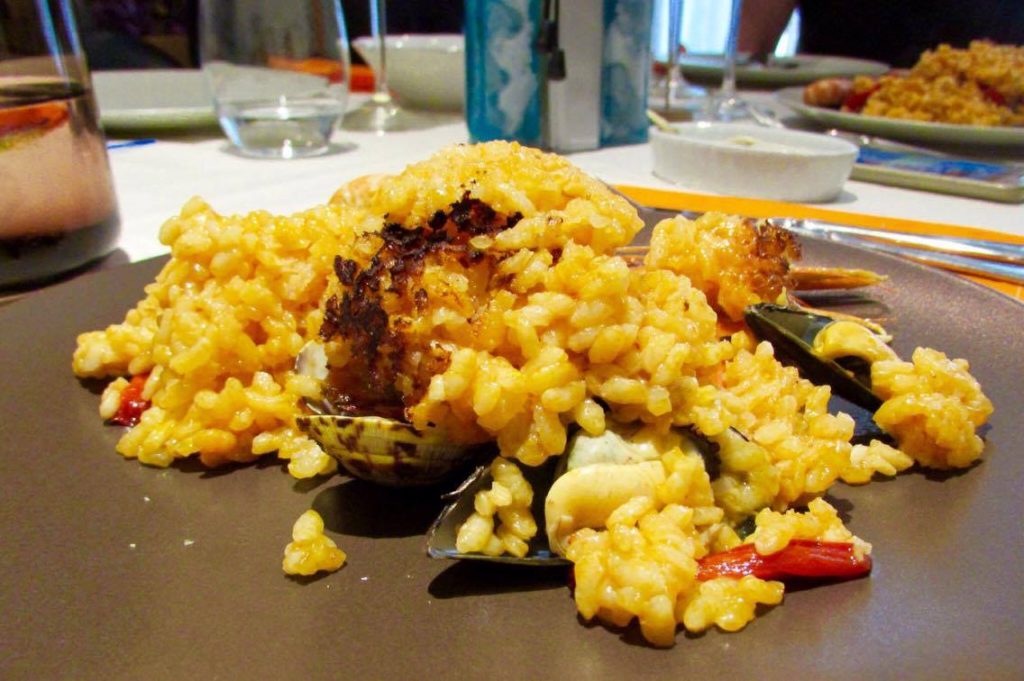 My favourite part of paella, the "soccarat" - where the rice gets toasted at the bottome of the pan