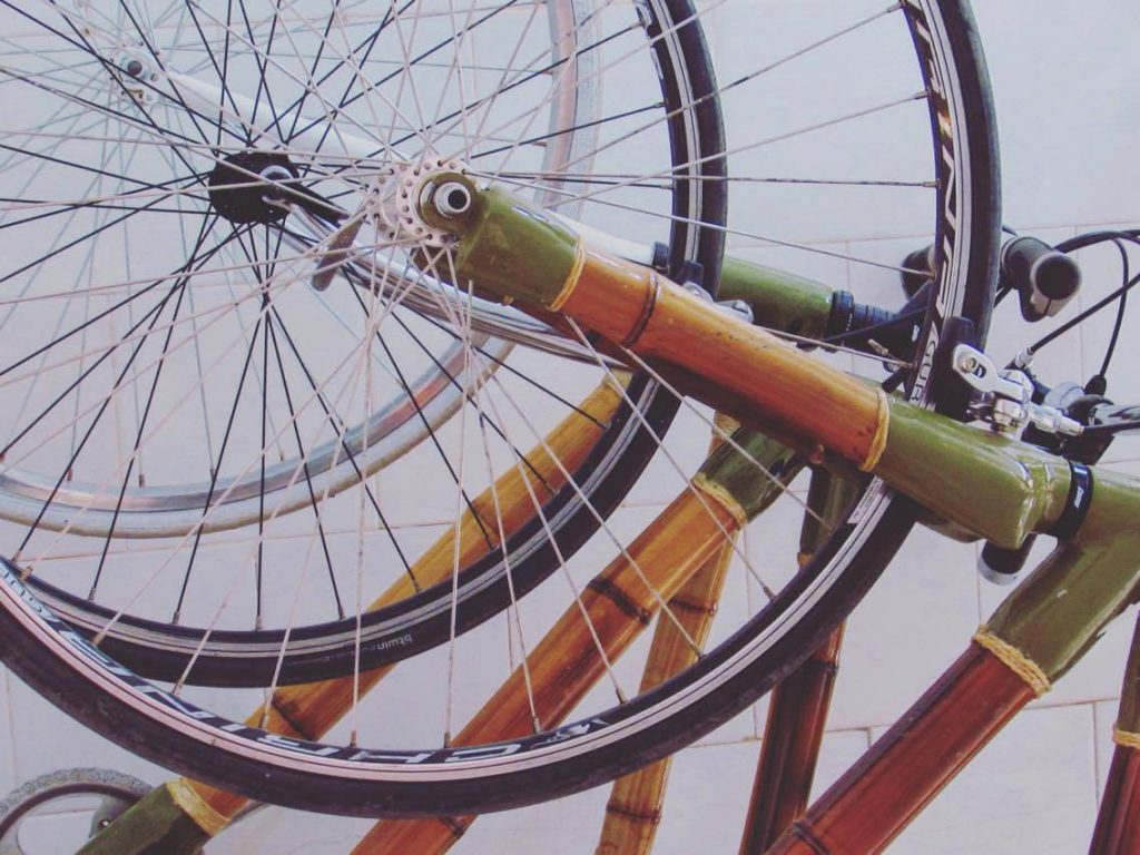 Bamboo bikes. Strong, natural, exotic.