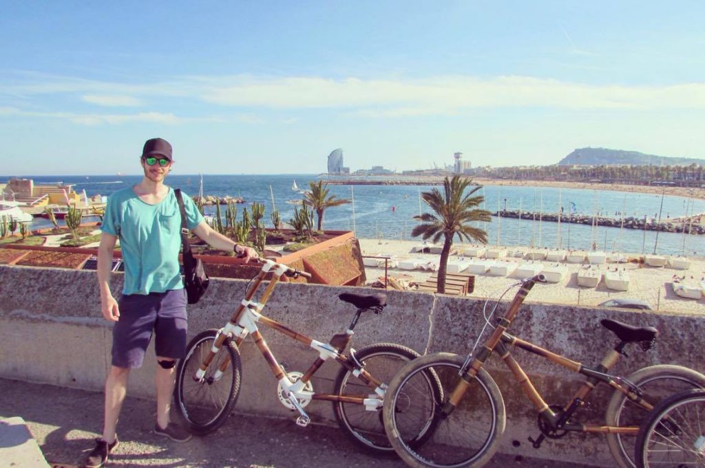 Me and my bamboo beach chopper