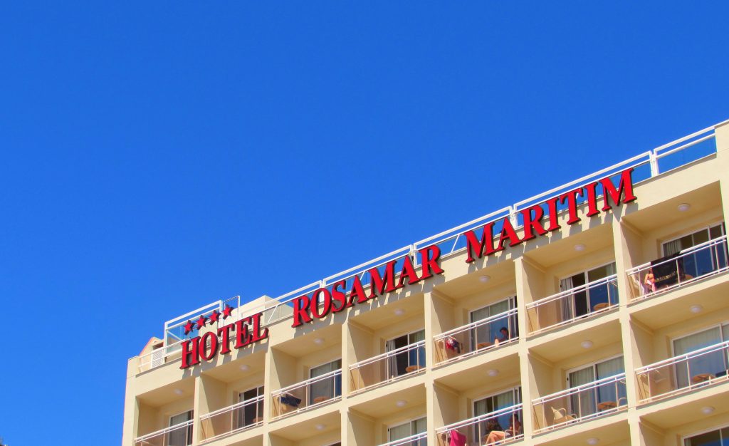 Hotel Rosarmar Maritim in Lloret de Mar, Costa Brava, Catalonia