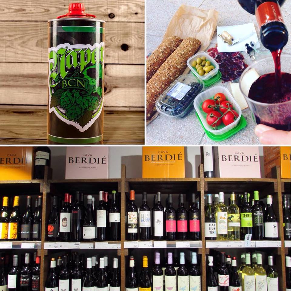 Stock up on craft beer at NaparBCN and Zythos Beer or cava at Jovani & Vins