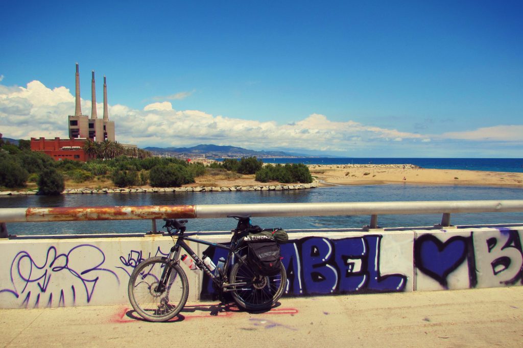 Three chimneys at Badalona Barcelona