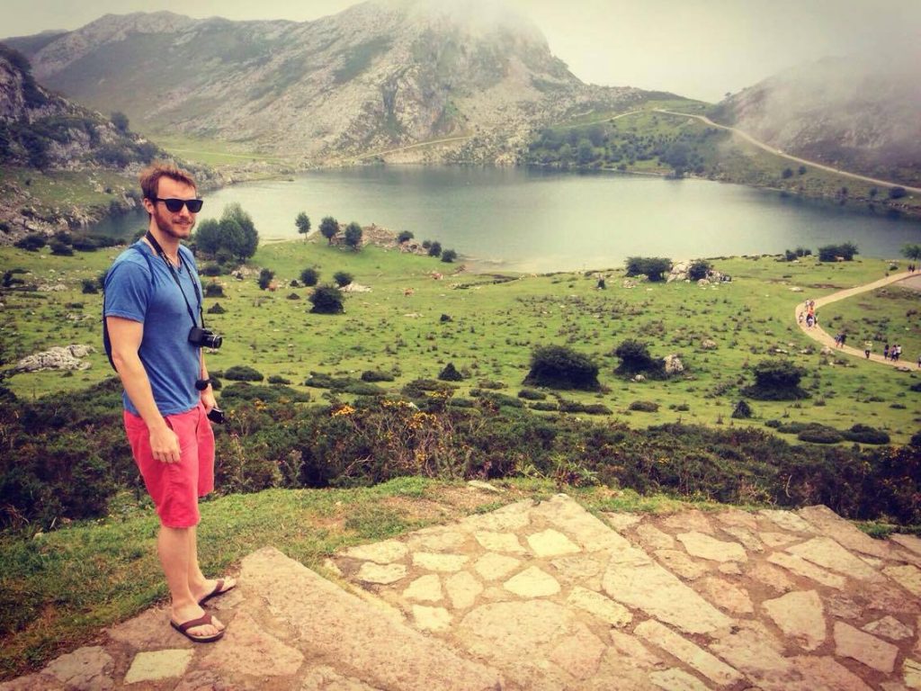 Dressed completely inappropriately for our hike to the Covadonga Lakes.