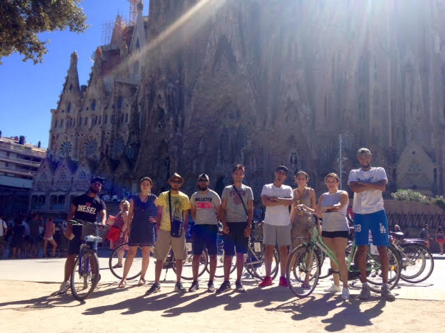 Free Cycling Tour Barcelona Sagrada Familia Original Europe Tours