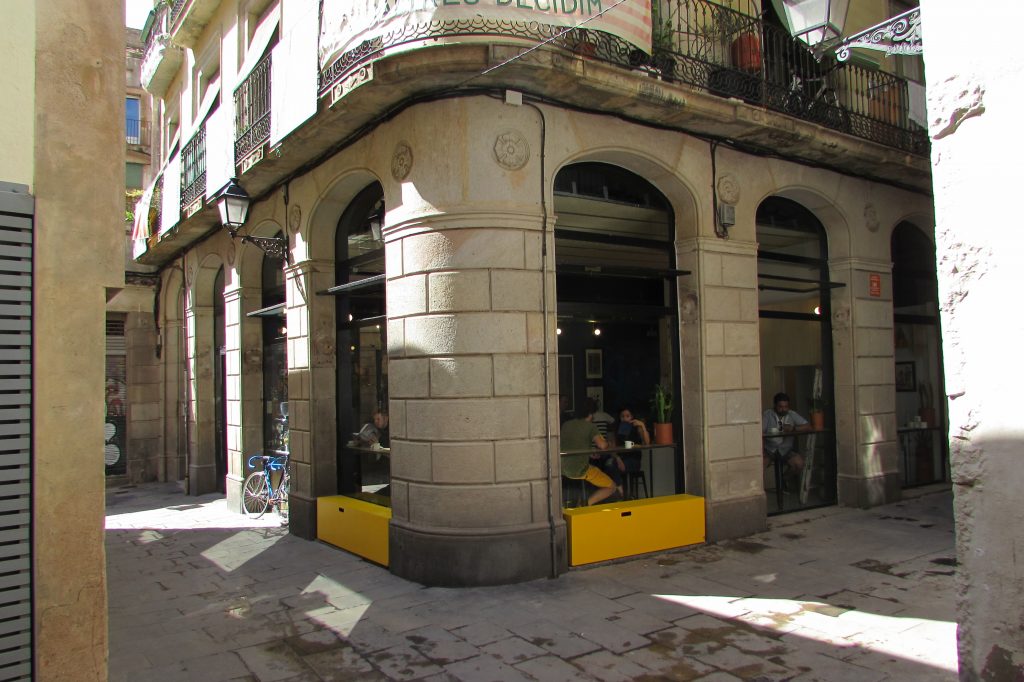 Third-wave coffee at Satan's Coffee Corner in Barcelona