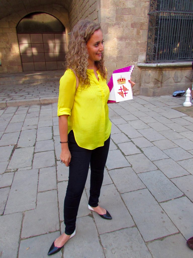 Learning about the Catalan culture in Barcelona on the Wanderbeak walking food tour