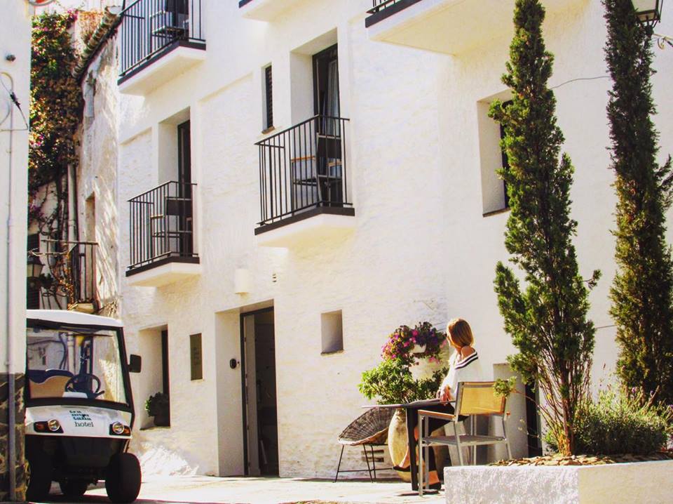 Tramuntana Hotel Facade, Cadaques, Costa Brava