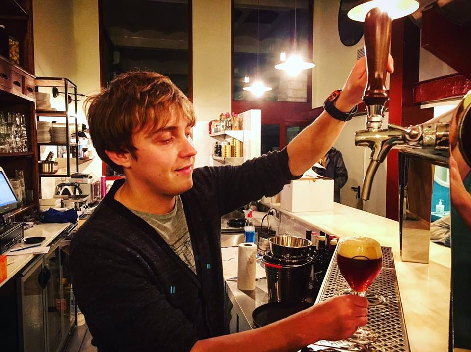 Owner Alex at Barna-Brew, Sant Antoni, Barcelona Brewpub
