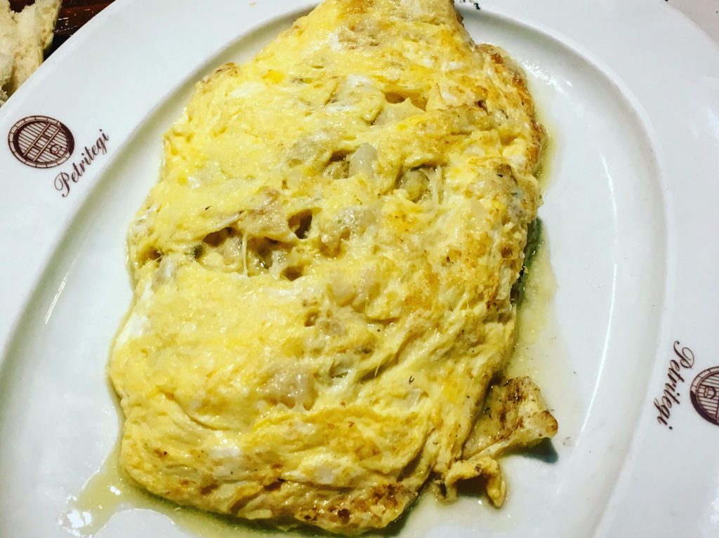 Cod Omelet Petritegi sagardotegi