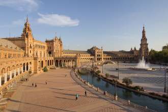 Plaza de España, Seville, Andalusia, Southern Spain