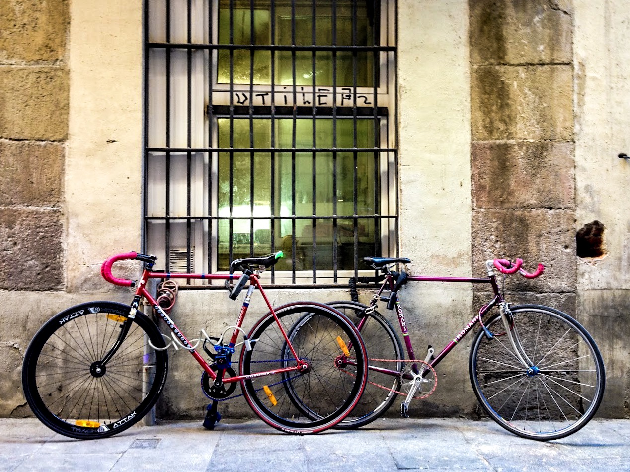 Vintage bicycles in Born, Barcelona