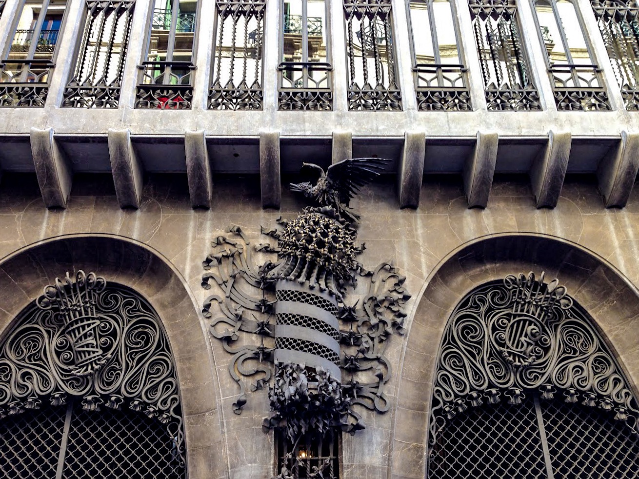 Antoni Gaudi's Palau Guell in Barcelona