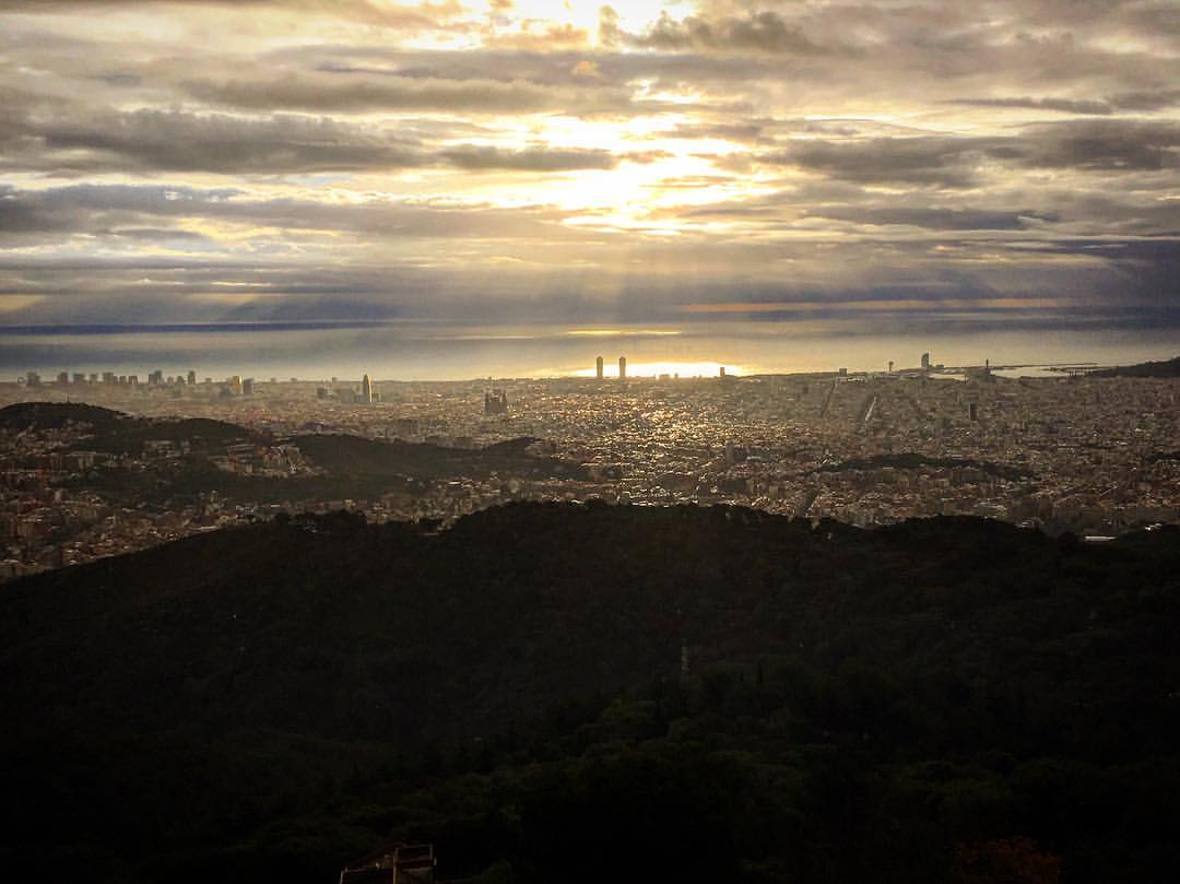 Best view of Barcelona Mirablau Bar Tibidabo Barcelona