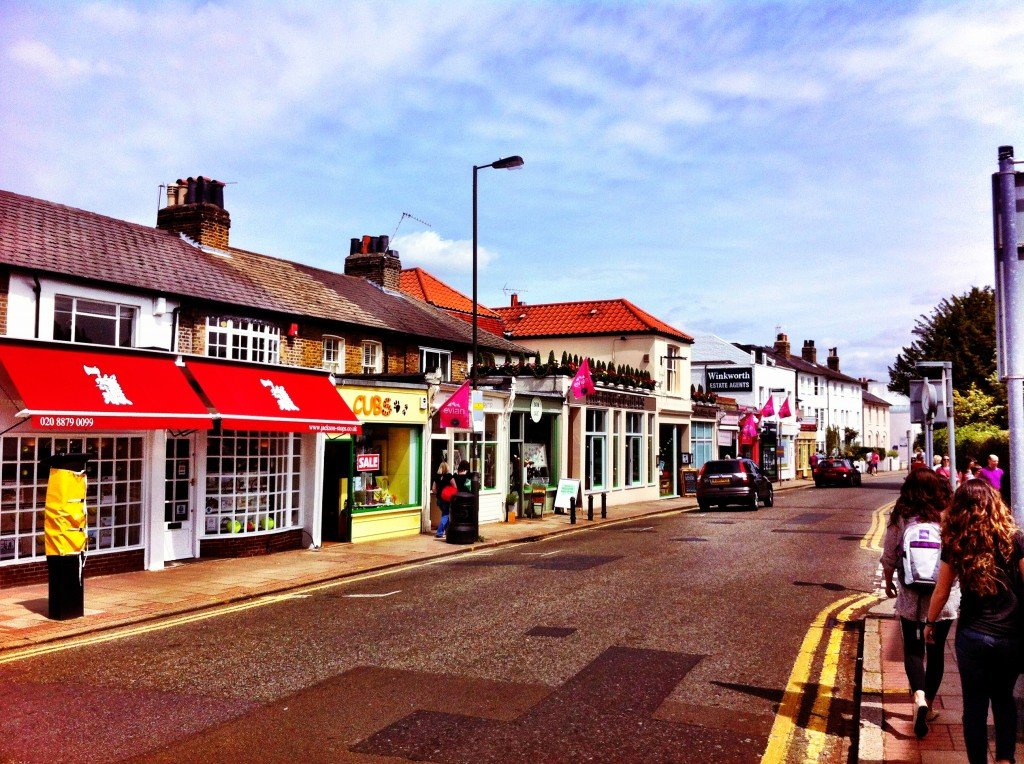 Wimbledon Village during the 2013 Wimbledon Championships