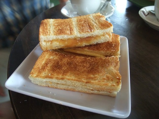 kaya toast in singapore
