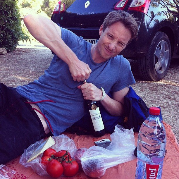 Road trip camping and picnic on the French Riviera, Provence, South France