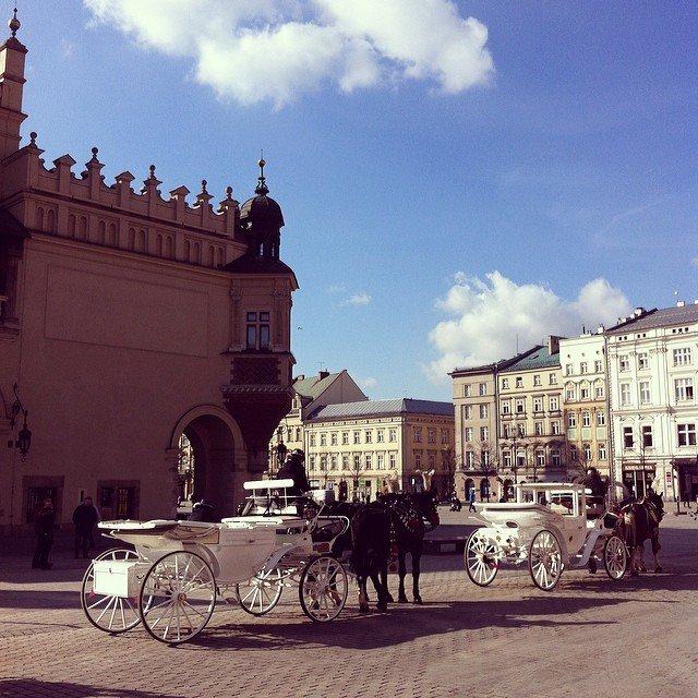 Horse and Cart Ride, Krakow, Poland