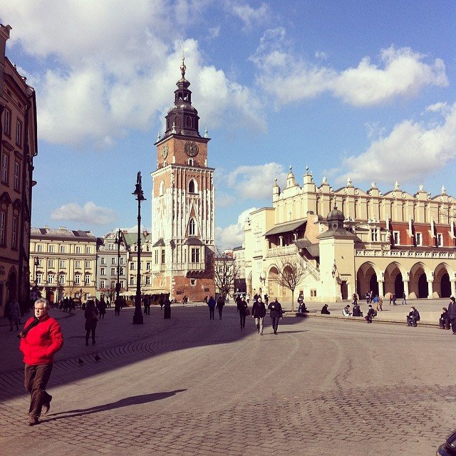 Traditional Polish Breakfast at Krakow's Main Square