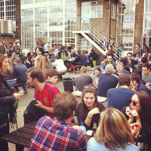 Truman Brewery Street Food Market, Shoreditch, London