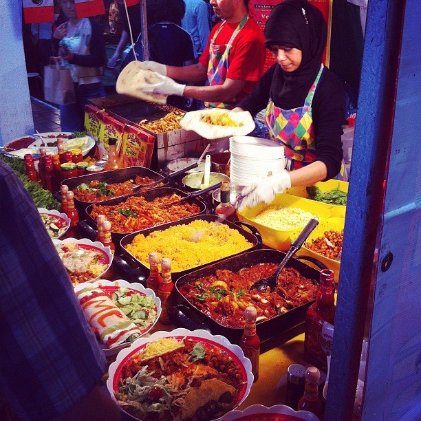 World Food Market in Shoreditch, London