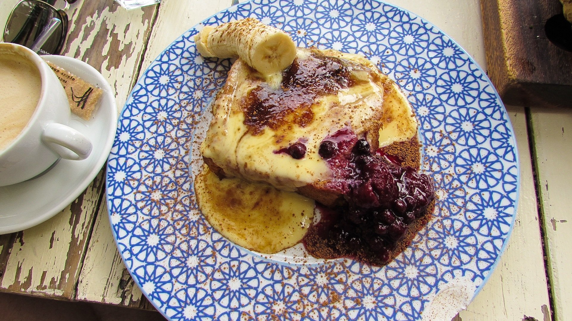 French toast at Brunch & Cake in Barcelona