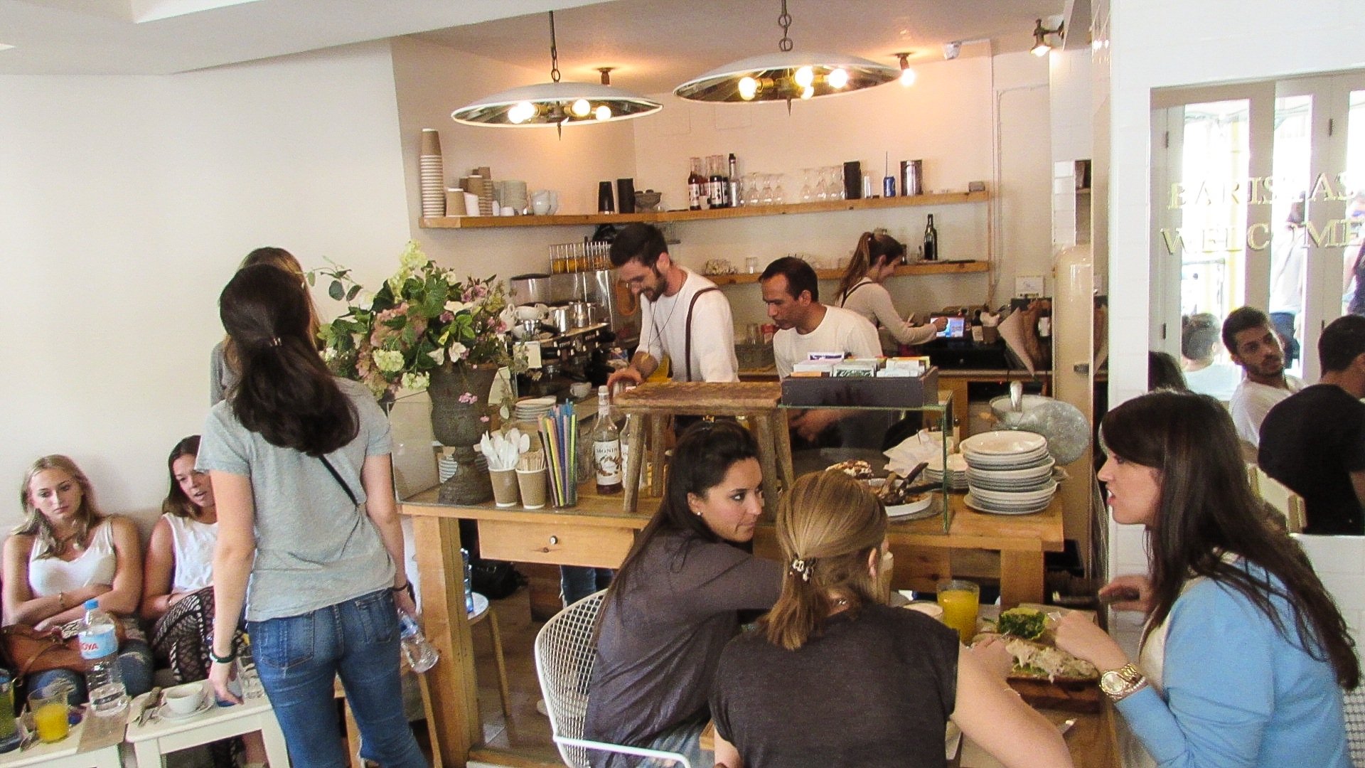 Inside Brunch & Cake in Barcelona