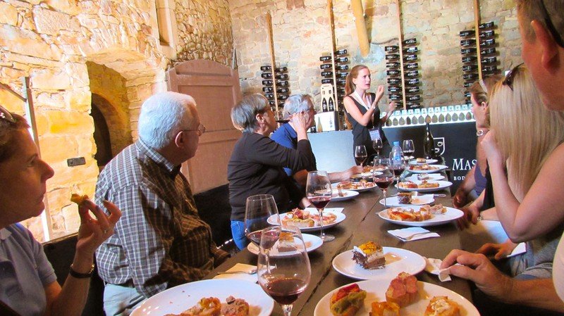 Wine tasting at Oller del Mas, Barcelona