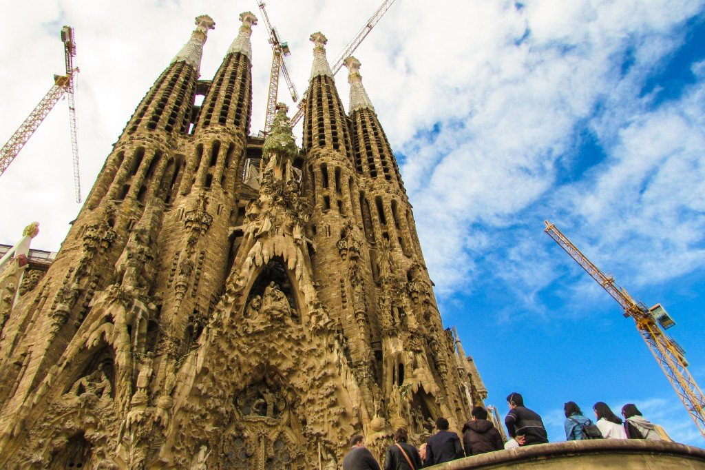 La Sagrada Familia Barcelona Gothic Facade
