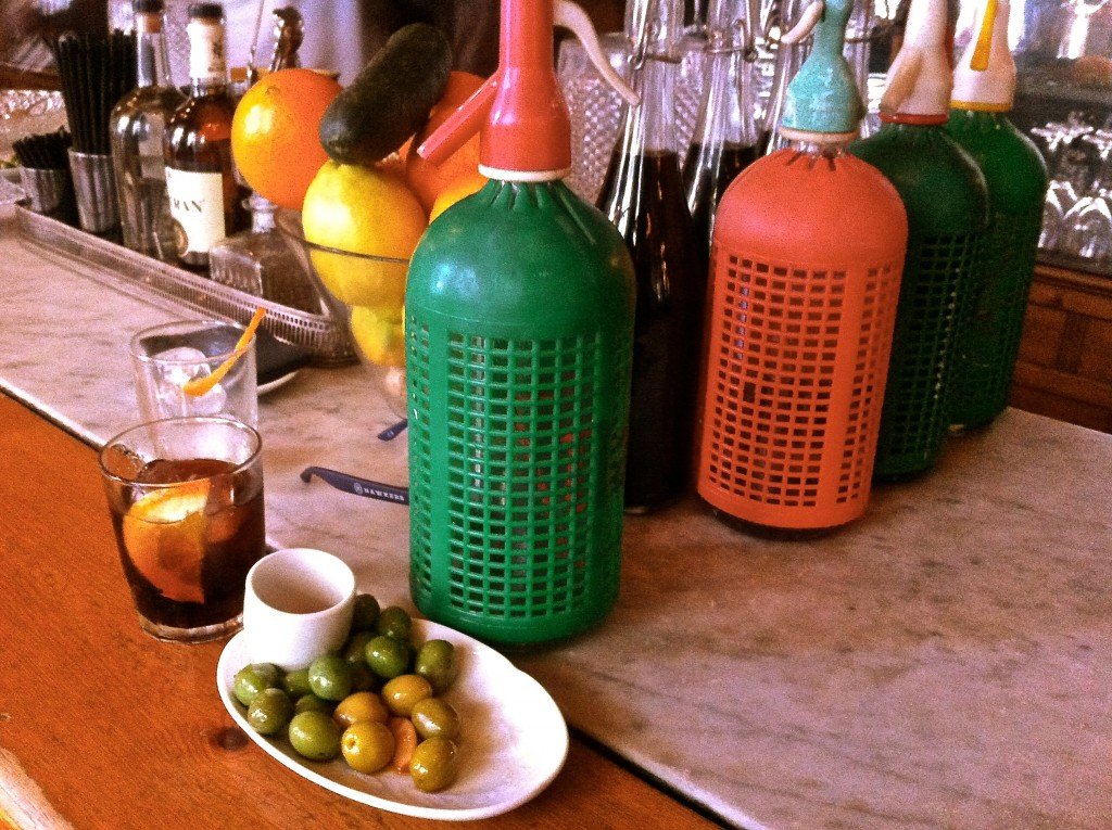 Vermouth bar in Paralel Sant Antoni, Barcelona by the theatre district 