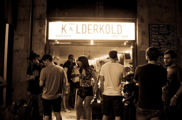 Kaelderkold Craft Beer Bar Barcelona Near Las Ramblas