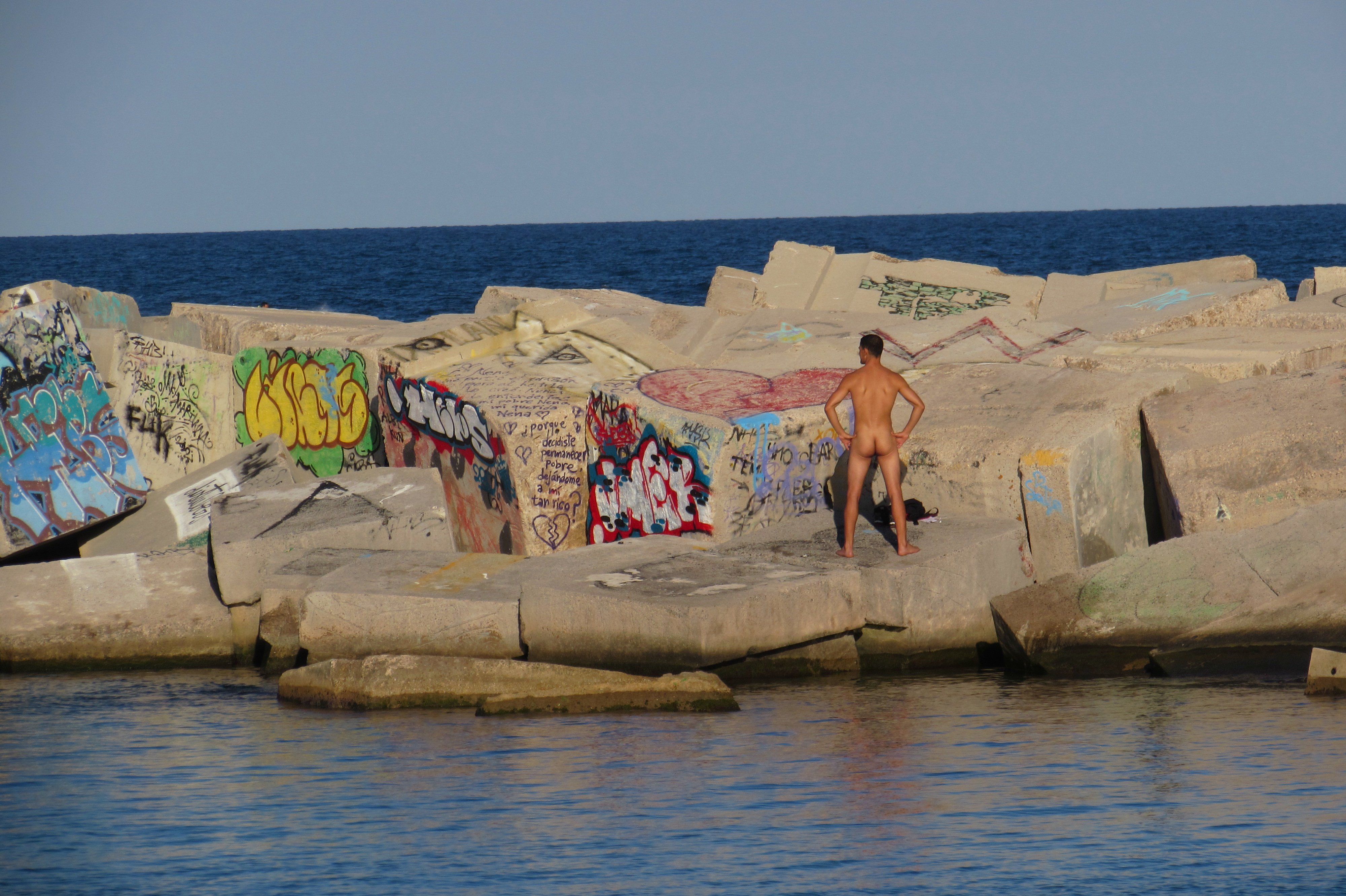 Nudist beaches Barcelona