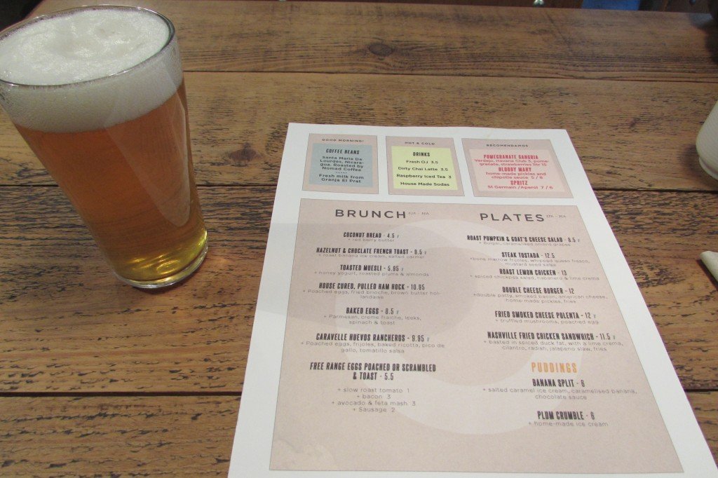 Caravelle Barcelona Brunch Menu