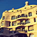 La Padrera - Gaudi building on Passeig de Gracia in Barcelona by Ben Holbrook from Driftwood Journal