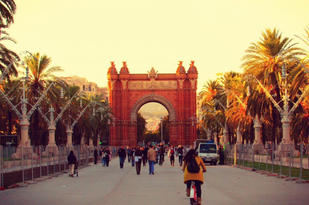 Arc de Triomf Barcelona Parc de la Ciutadella in Barcelona