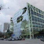 Media-TIC building in Porblenou, Barcelona. Part of the @22Barcelona urban regeneration project