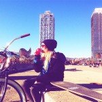 Barceloneta beach twin towers