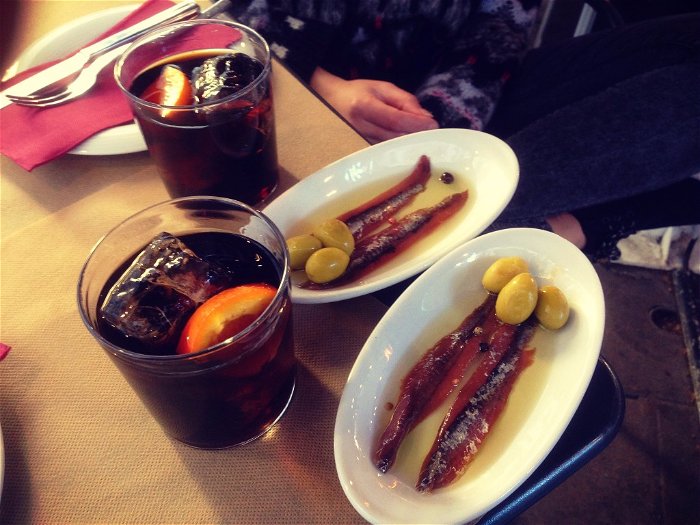 Vermouth and tapas at Restaurante Can Ganassa in Barceloneta by Ben Holbrook-opt