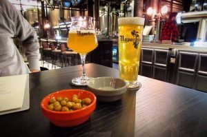 Naparbier beers at NaparBCN brewpub in Barcelona
