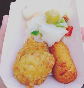 Traditional salted cod 'bacalao' fresh from San Antoni market. Spectacular!