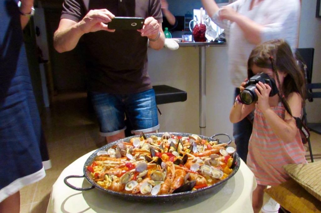 Homemade Paella in Barcelona