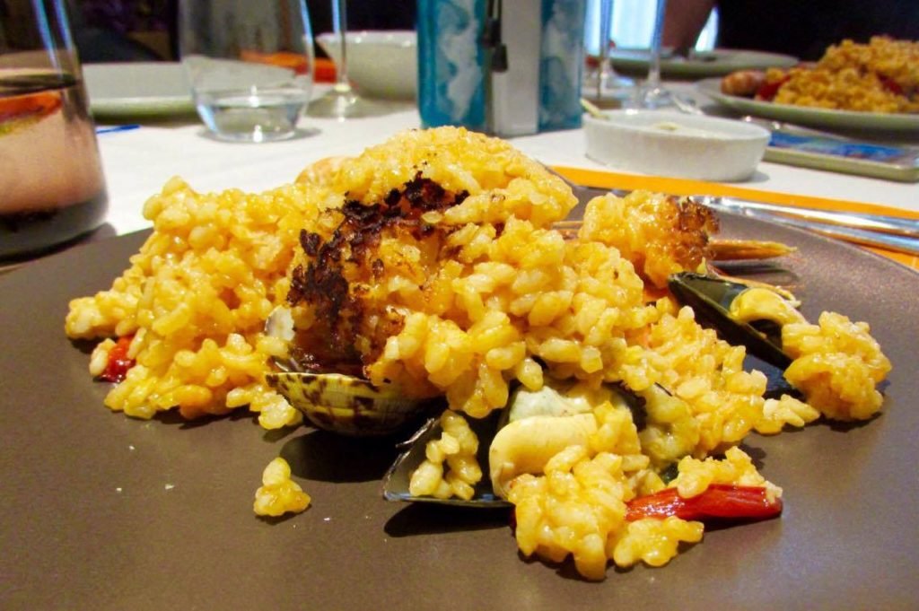 My favourite part of paella, the "soccarat" - where the rice gets toasted at the bottome of the pan