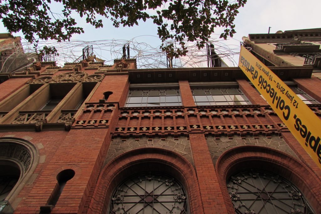Fundacio Antoni Tapies Building in Barcelona