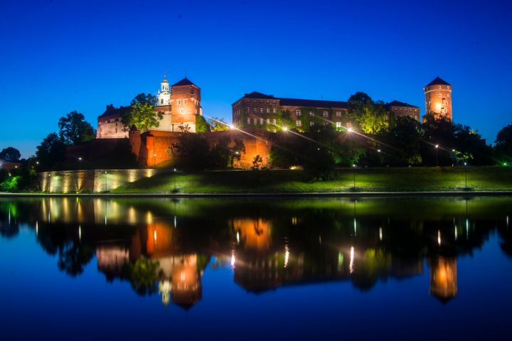 Wawel Castle at Night, Krakow