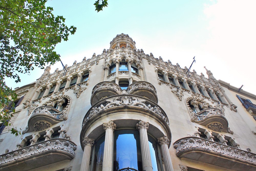Casa Lleó i Morera Modernist Building in Barcelona