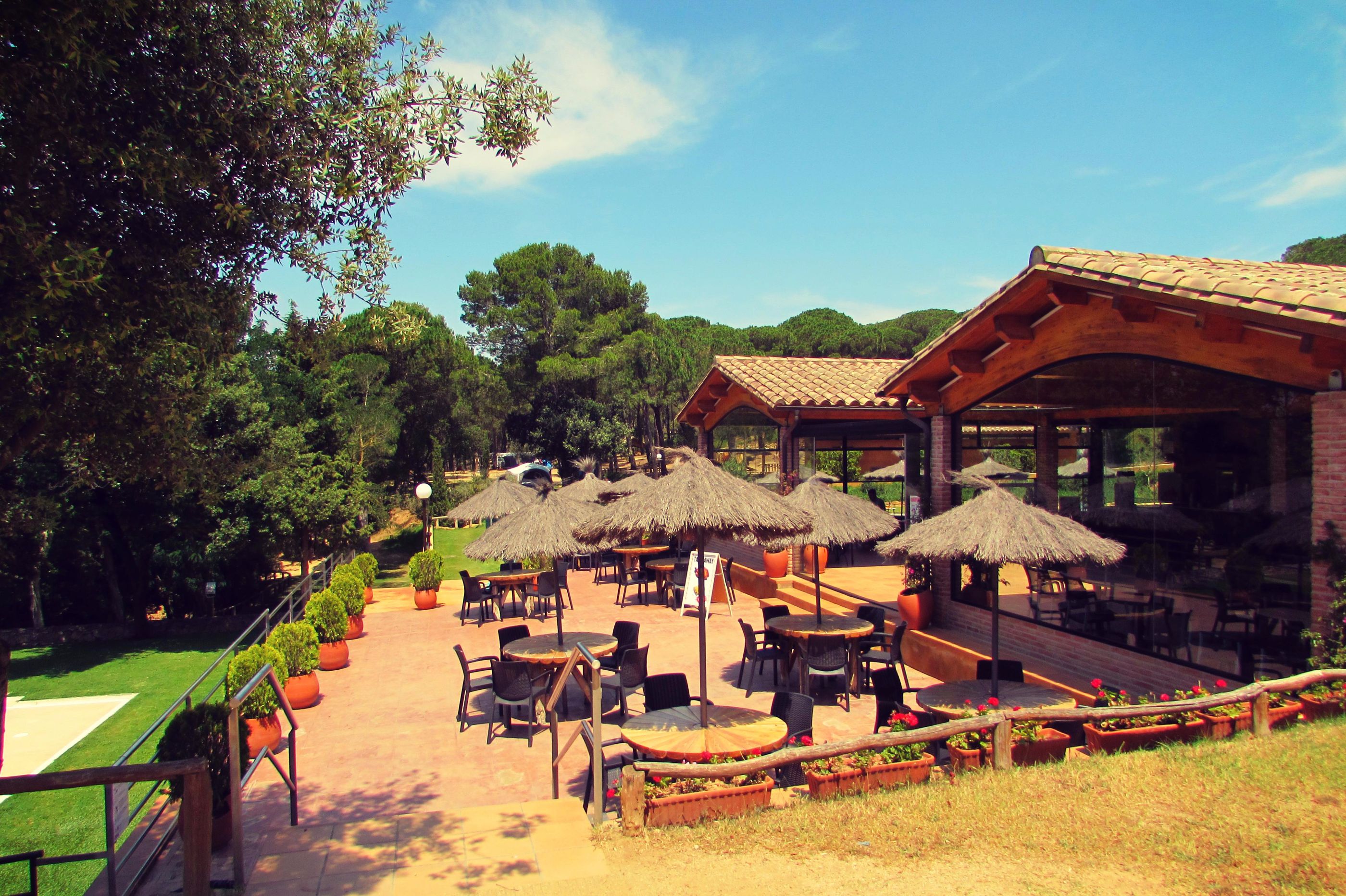 Camping in Begur Campsite Restaurant